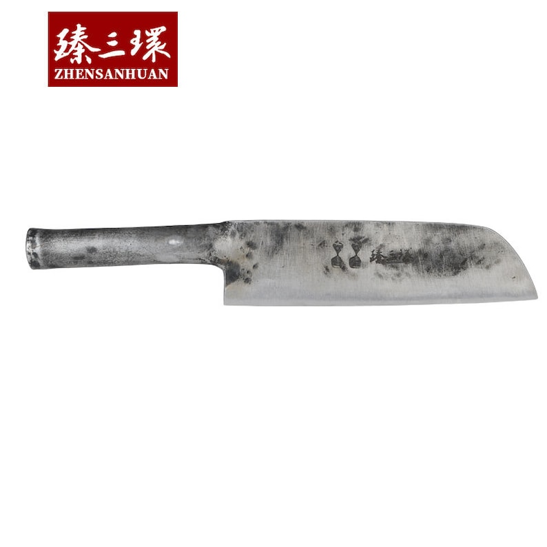 ZhenSanHuan Hand Hammered Forged Kitchen Knife Cleaver