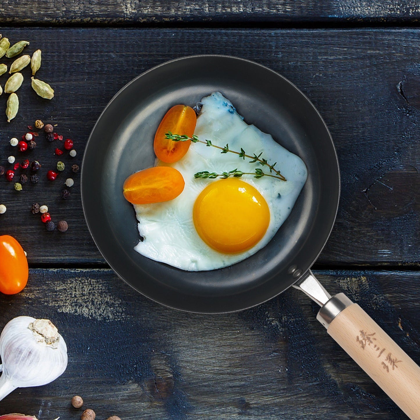 Hand Hammered Iron Pan