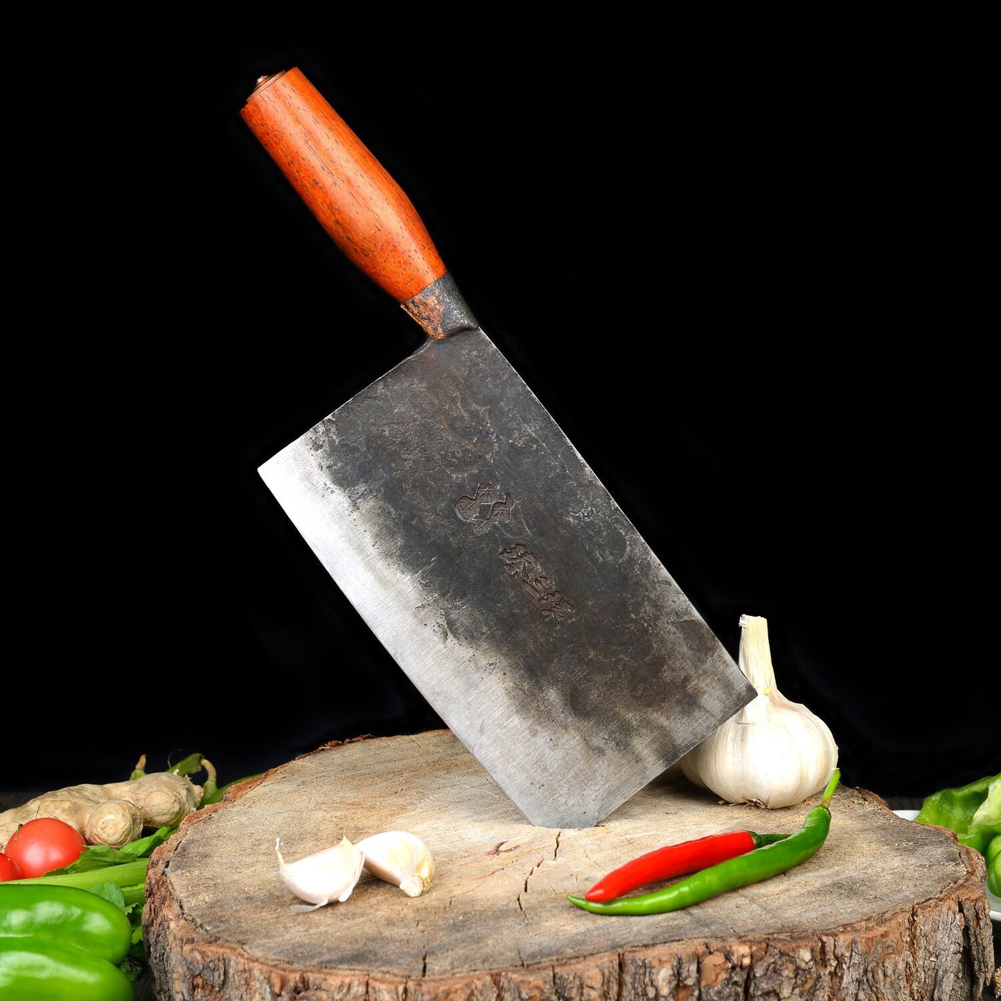 Hand-Forged High-Carbon Clad Steel Chinese Kitchen Knife - Precision and  Durability – Cleaver-Market